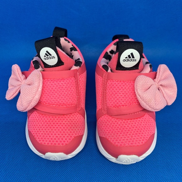 ADIDAS Disney Active Play Minnie Mouse Infant Toddler Girls Sneakers Pink Sz 5K. - Picture 5 of 11